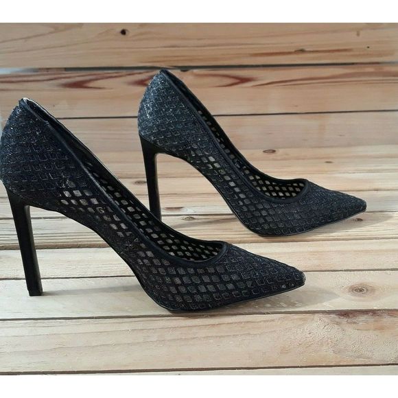 New Nine West Womens Black  Pumps Size 9m * - Picture 3 of 7